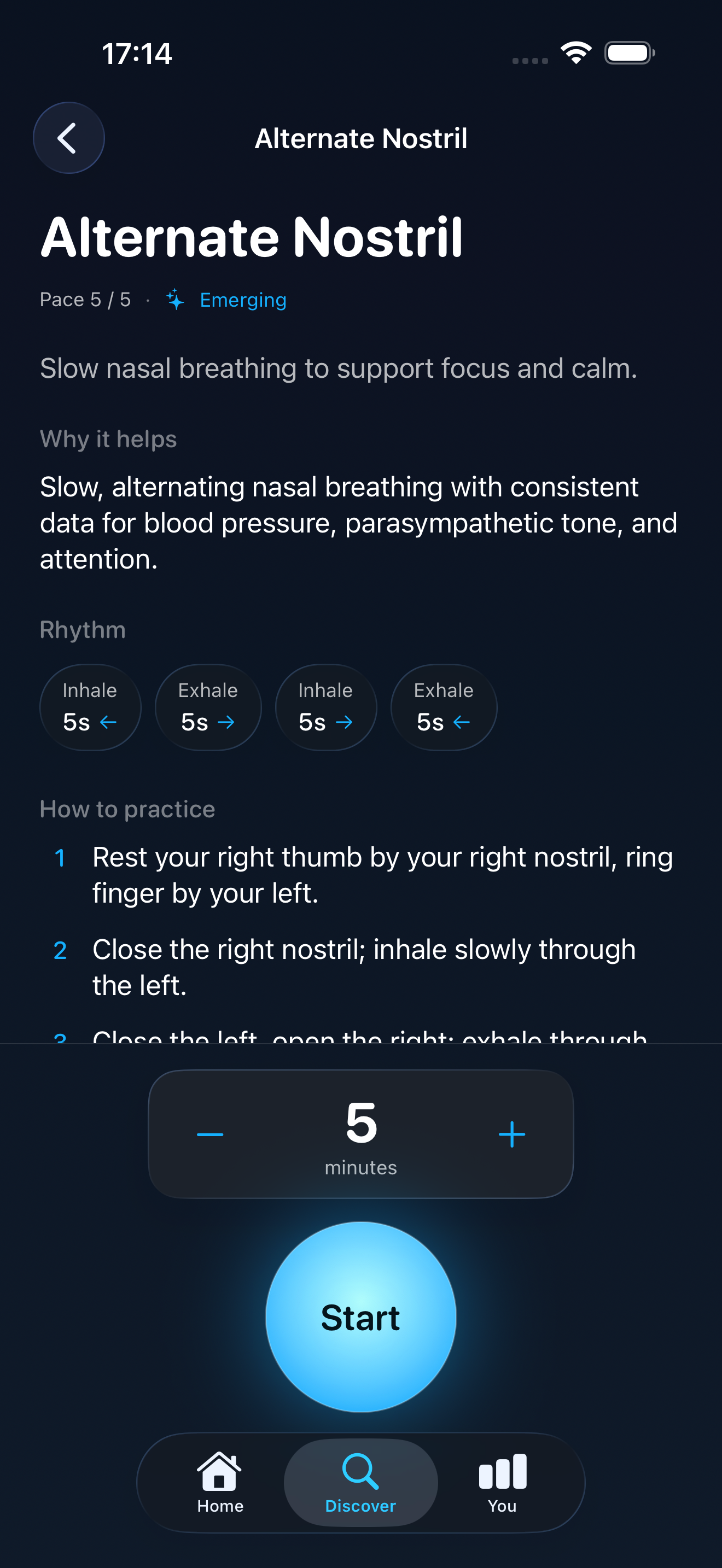 The Alternate Nostril pattern detail with rhythm, benefits, and how to practice
